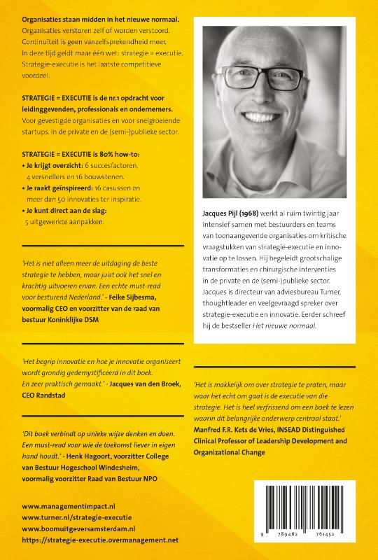 Strategie = executie Strategie = executie achterkant