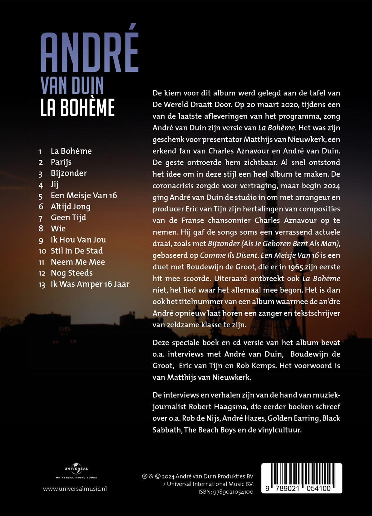 La bohème achterkant