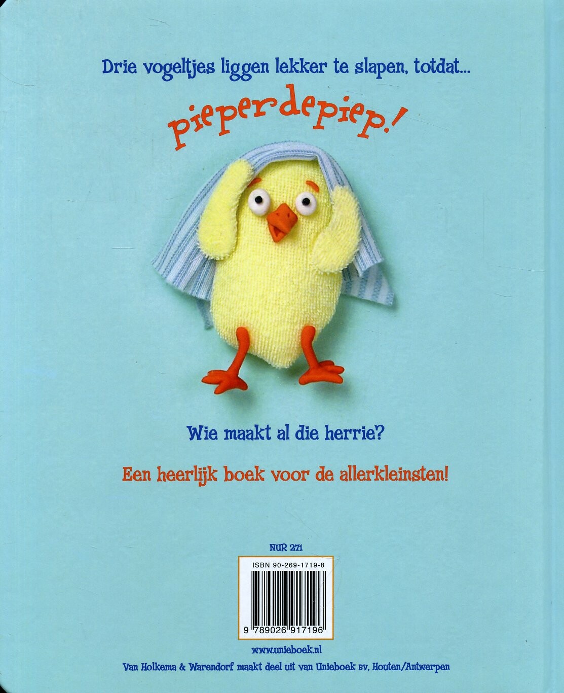 Piep piep, hoera! achterkant