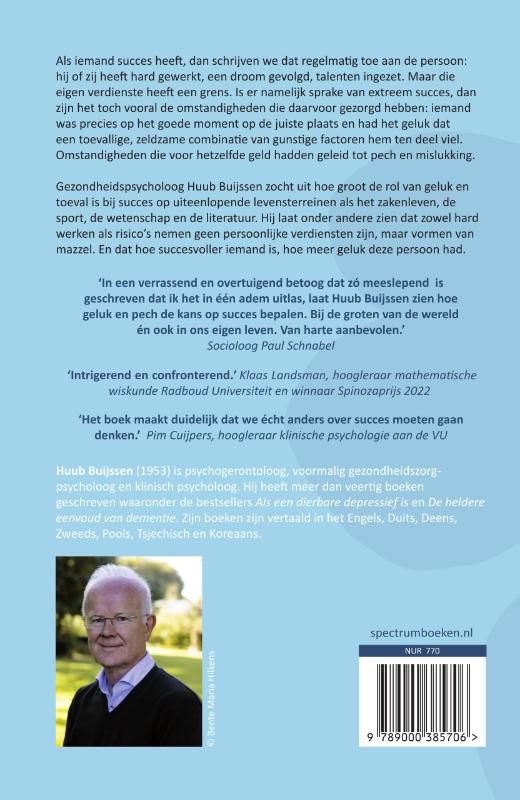 Waarom succes een kwestie van geluk is Waarom succes een kwestie van geluk is achterkant