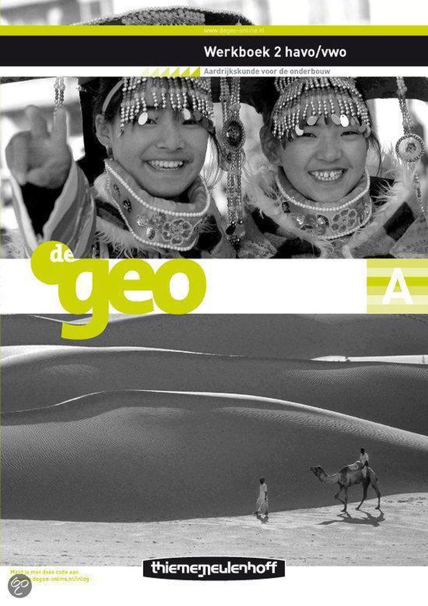boekenbalie_9789006433463_cover De Geo 2 Havo/vwo Werkboek A + B