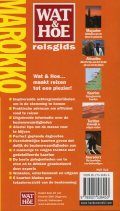 Wat & Hoe reisgids Marokko / Wat & Hoe reisgids achterkant