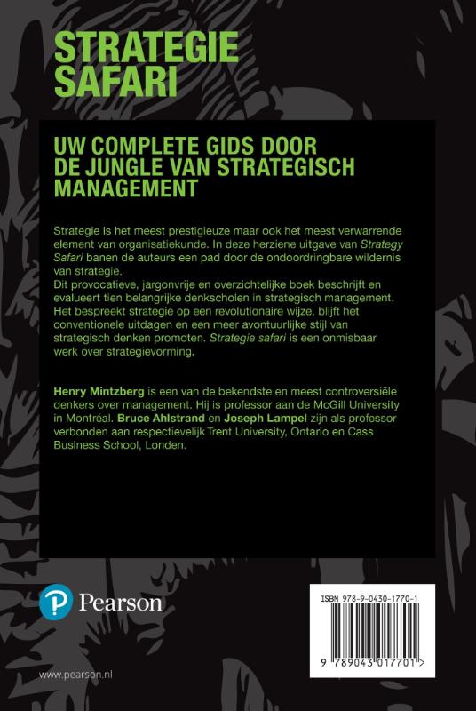 Strategie safari Strategie safari achterkant