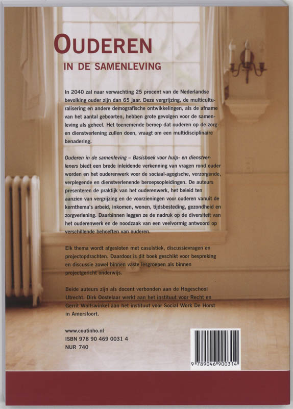Ouderen in de samenleving Ouderen in de samenleving achterkant