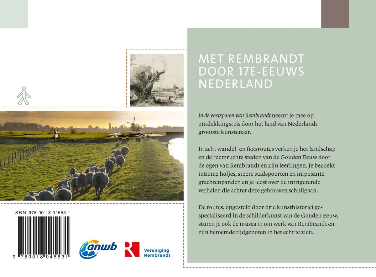 In de voetsporen van Rembrandt achterkant