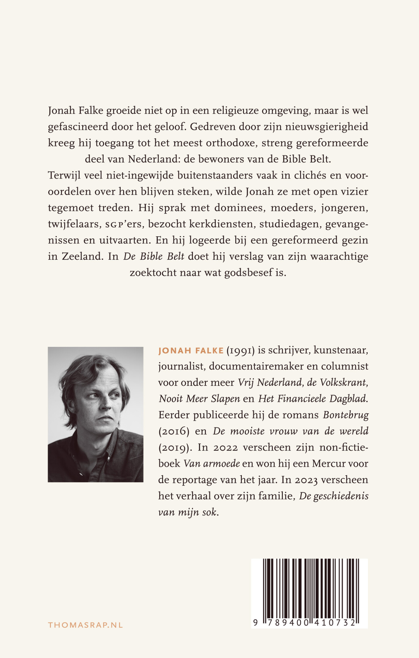 De Bible Belt achterkant