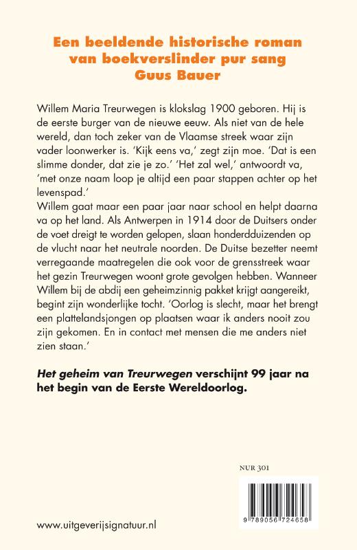 Het geheim van Treurwegen achterkant