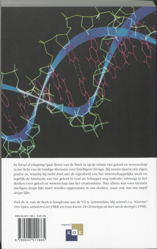 Toeval Of Schepping achterkant