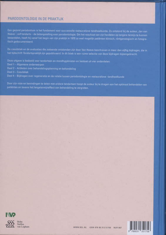 Parodontologie in de Praktijk achterkant
