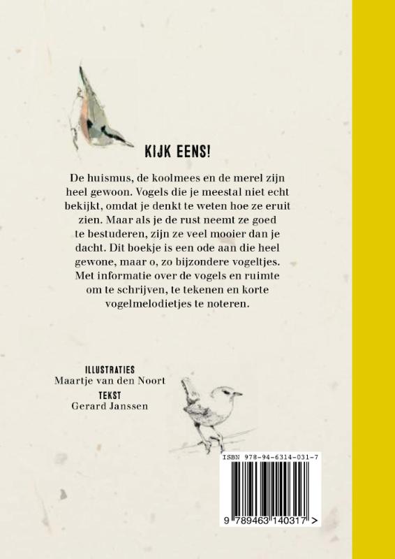 Pocket Vogelboek achterkant
