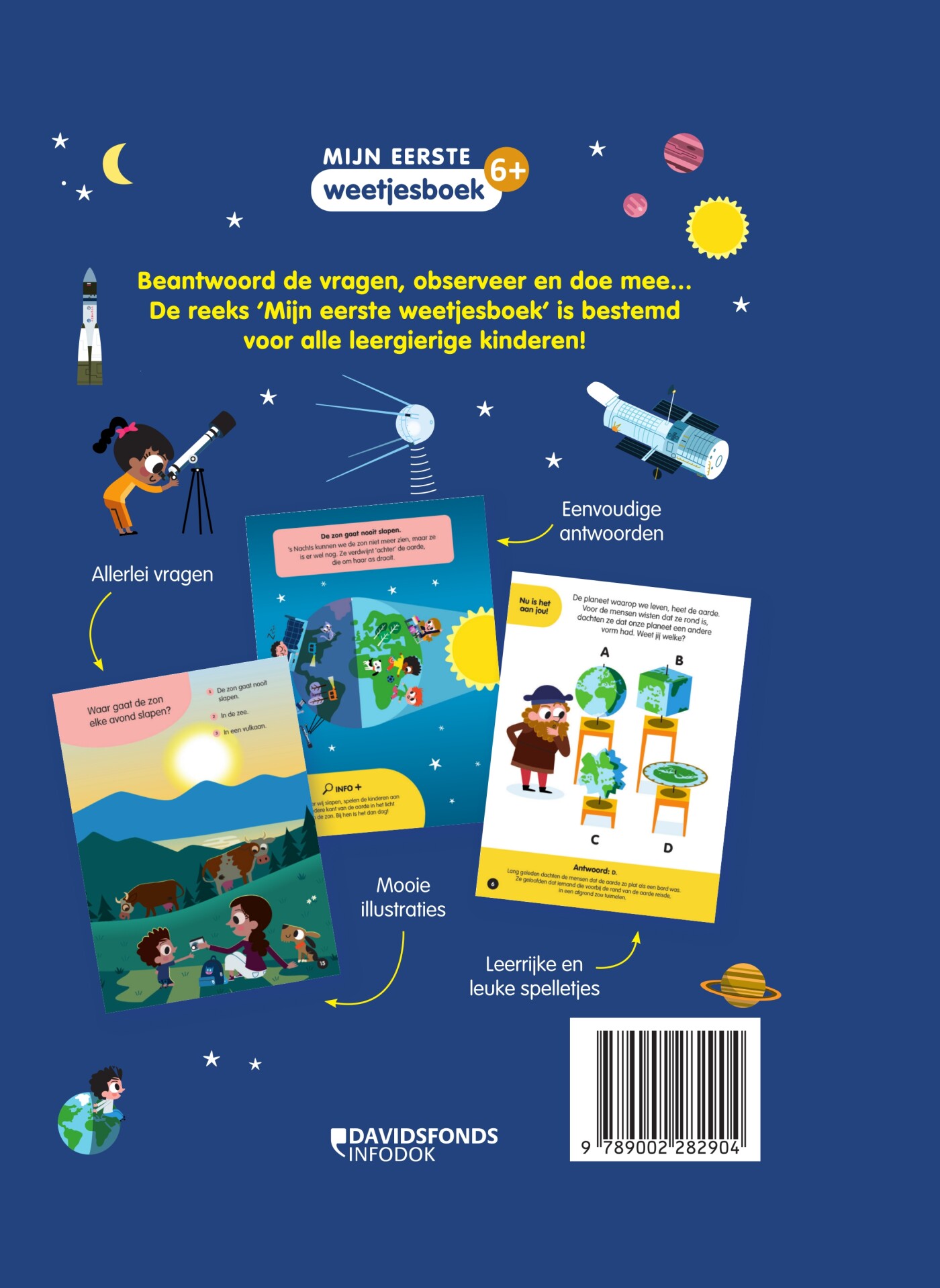 Mijn eerste weetjesboek: De ruimte achterkant