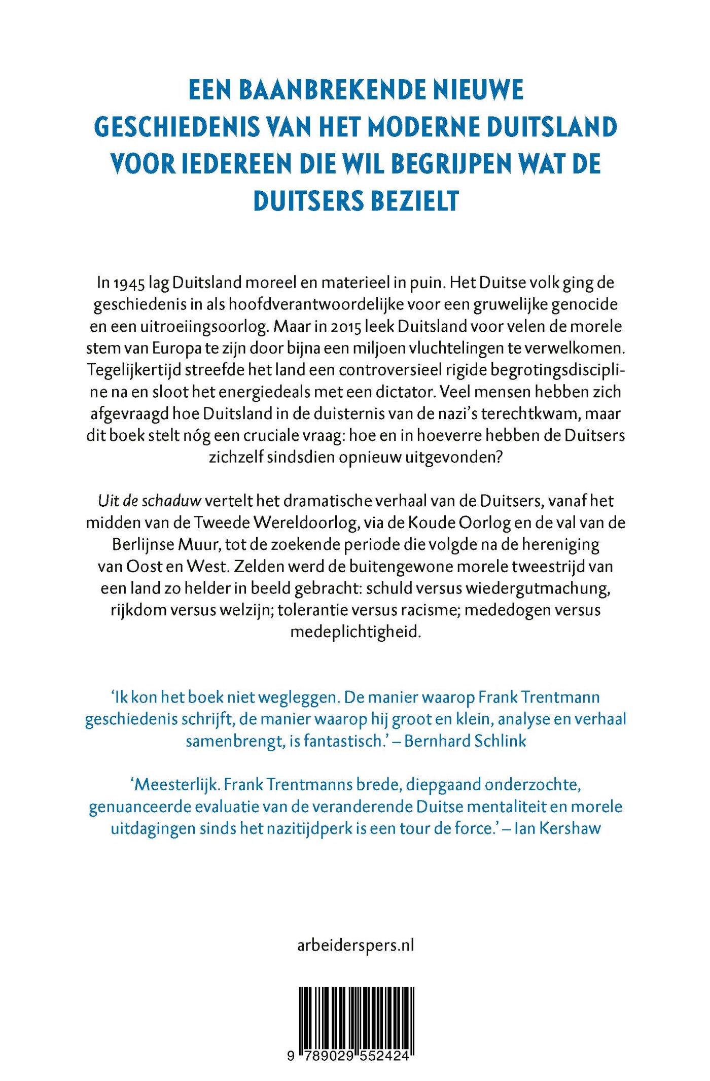 Uit de schaduw achterkant