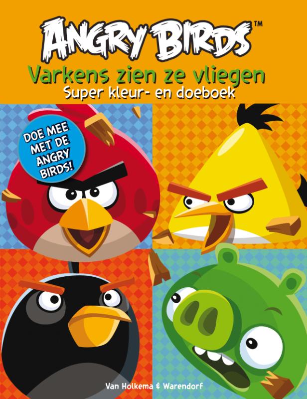 Angry Birds - Angry Birds super kleur- en doeboek