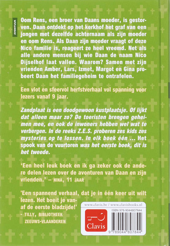 Het vergeten graf / Z.E.S. achterkant