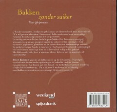 Bakken zonder suiker voor fijnproevers achterkant