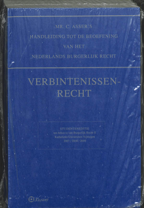 boekenbalie_9789013038590_cover Mr. C. Asser's handleiding tot de beoefening van het Nederlands burgerlijk recht / Verbintenissenrecht / Asser-serie / 4