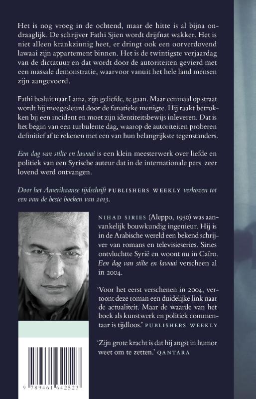 Een dag van stilte en lawaai achterkant