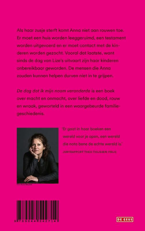 De dag dat ik mijn naam veranderde De dag dat ik mijn naam veranderde achterkant