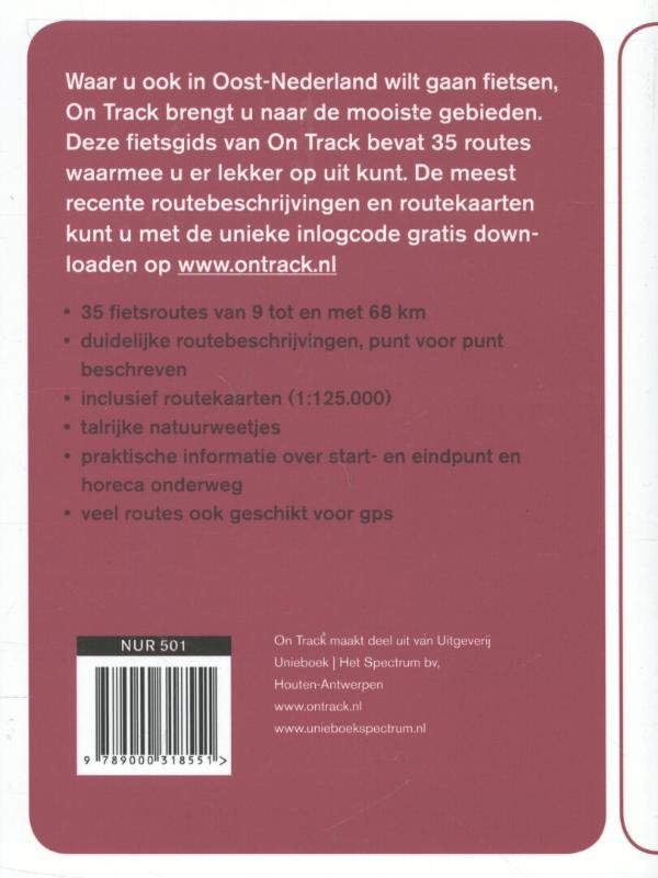 Oost Nederland / On Track achterkant