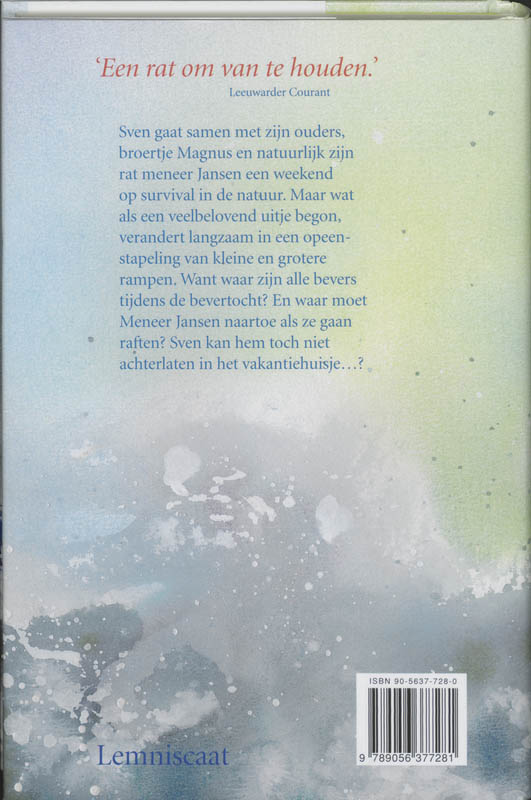 Sven en zijn rat gaan raften achterkant