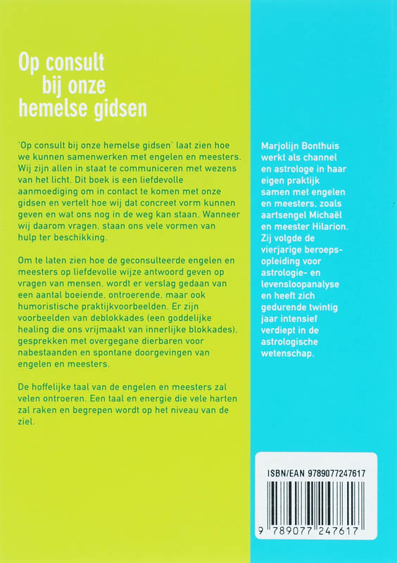 Op consult bij onze hemelse gidsen achterkant