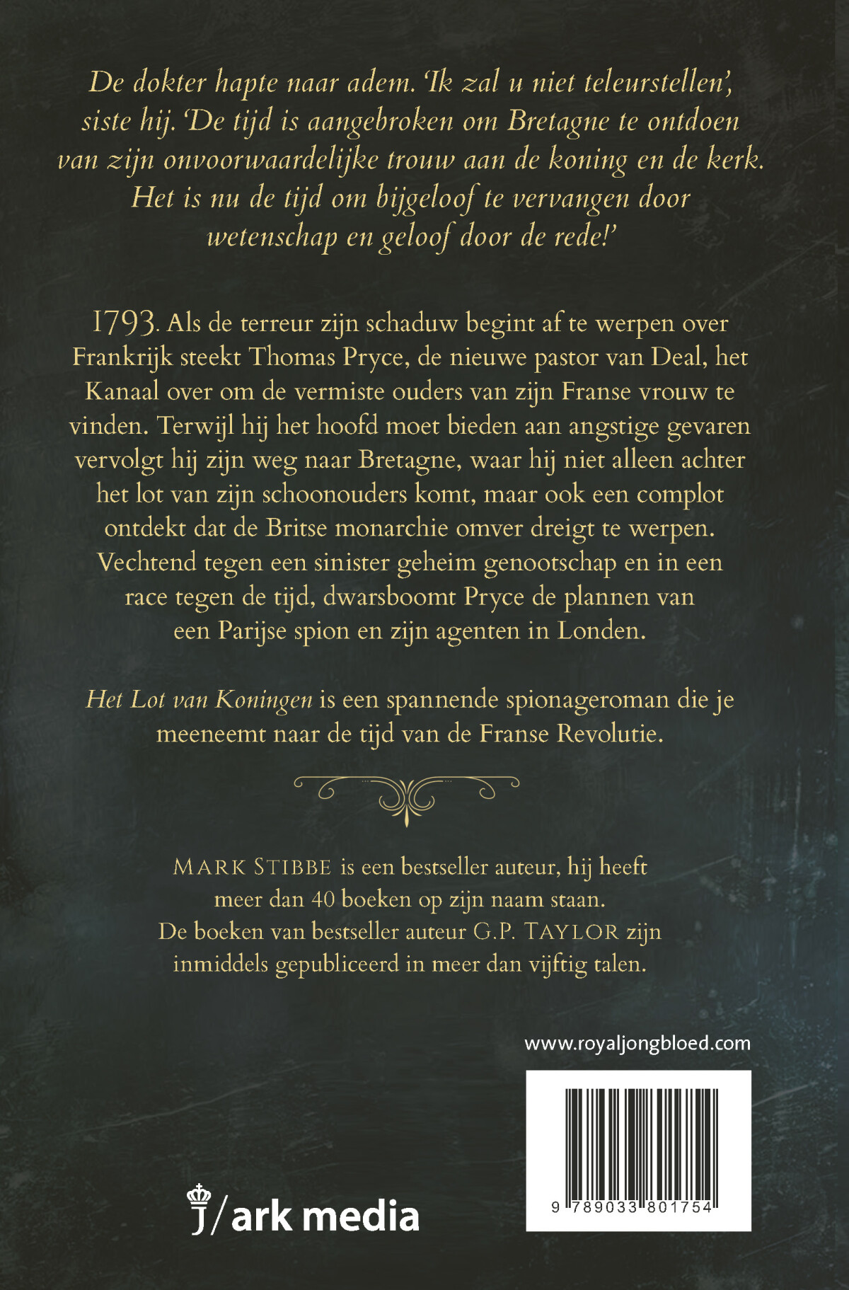 Het lot van koningen achterkant