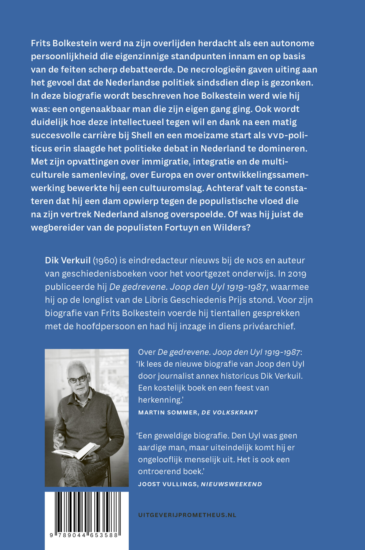 De ongenaakbare Bolkestein (1933-2025) achterkant