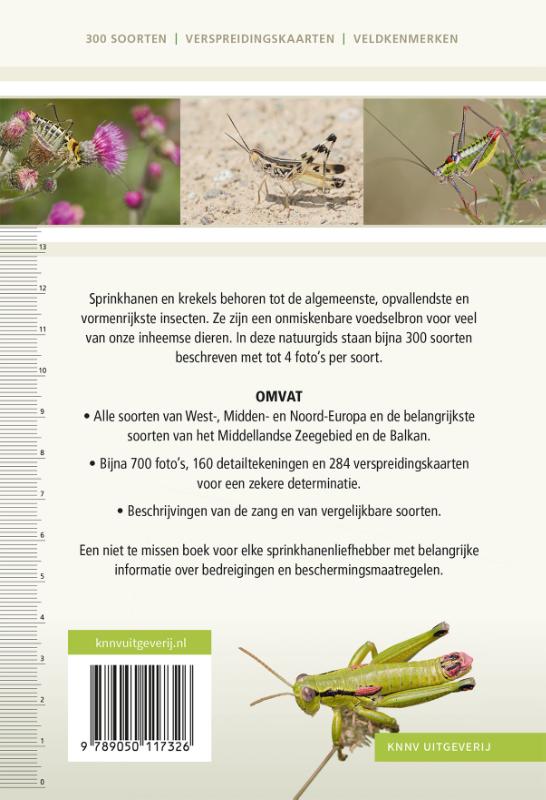 Veldgids Sprinkhanen en krekels van Europa / Veldgids Veldgids Sprinkhanen en krekels van Europa / Veldgids achterkant