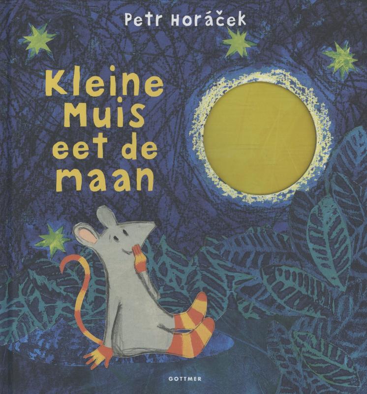 Kleine muis eet de maan