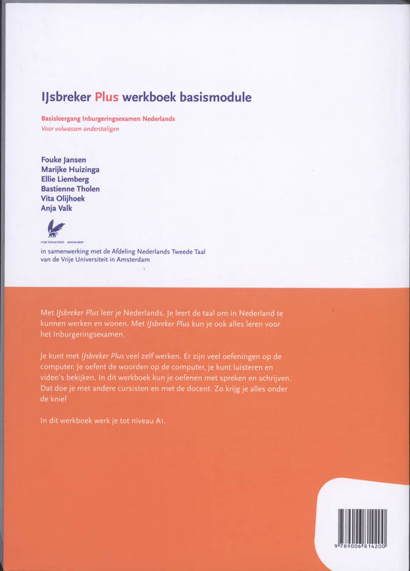 IJsbreker Plus werkboek basismodule achterkant