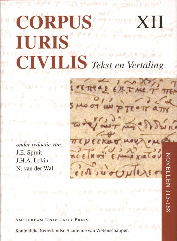 Corpus Iuris Civilis / Novellen 115-168 / Corpus Iuris Civilis / XII