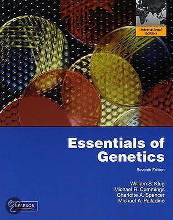 Klug William Essentials Of Genetics, International Edition