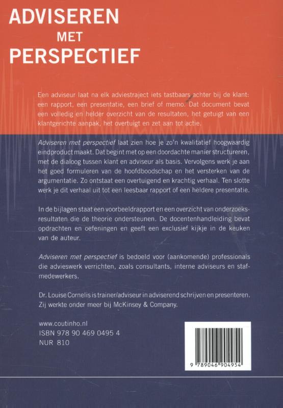 Adviseren met perspectief achterkant