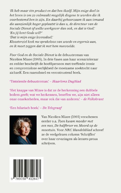 Voor God en de Sociale Dienst achterkant