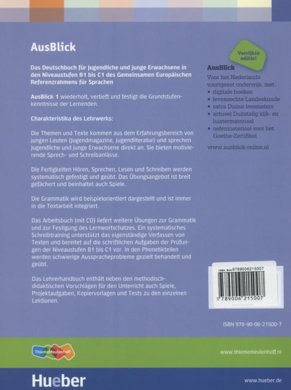 AusBlick 1 Bruckenkurs Kursbuch achterkant