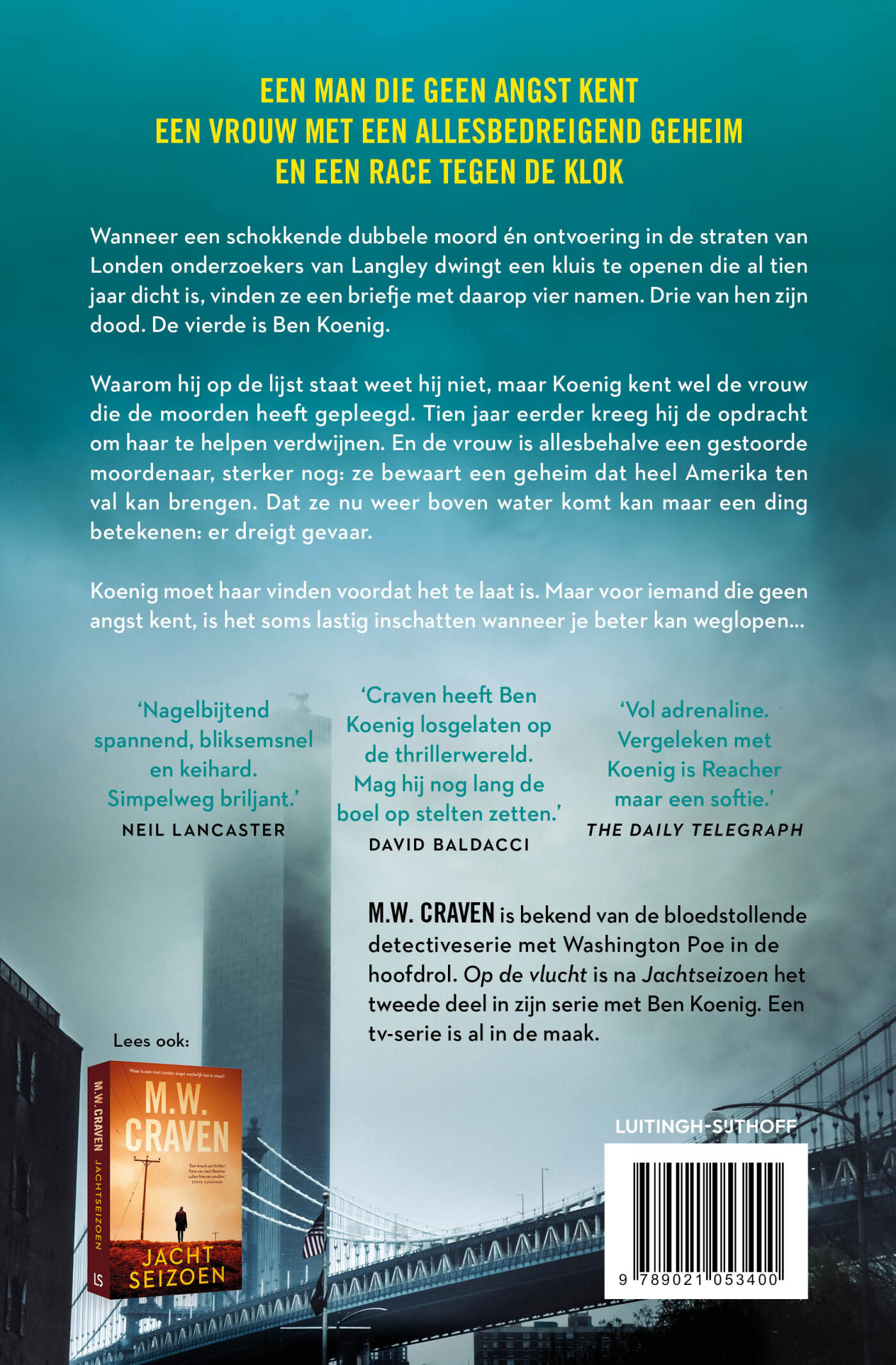 Op de vlucht / Ben Koenig / 2 achterkant