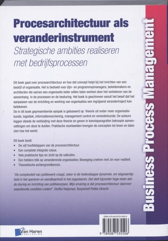 Procesarchitectuur als veranderinstrument / Business Process Management achterkant