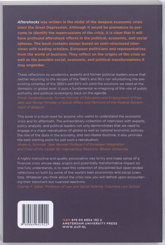 Aftershocks achterkant