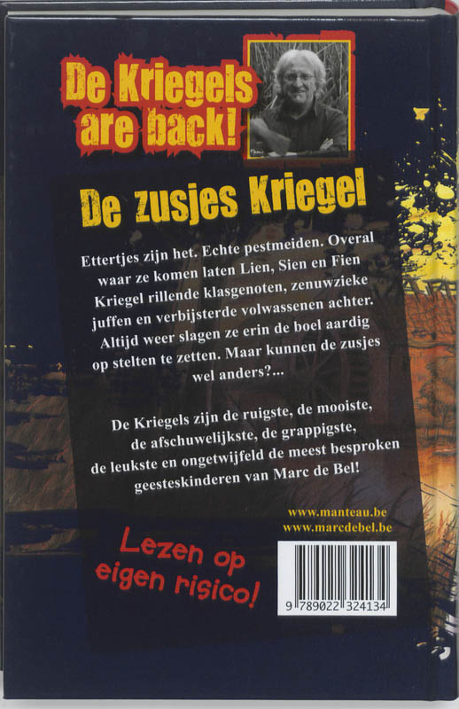 De zusjes Kriegel achterkant