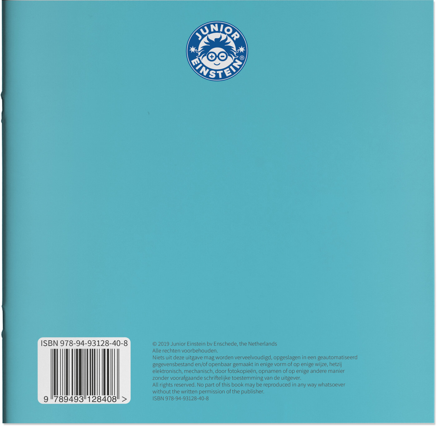 Leren schrijven / De cijfers groep 2+3 achterkant