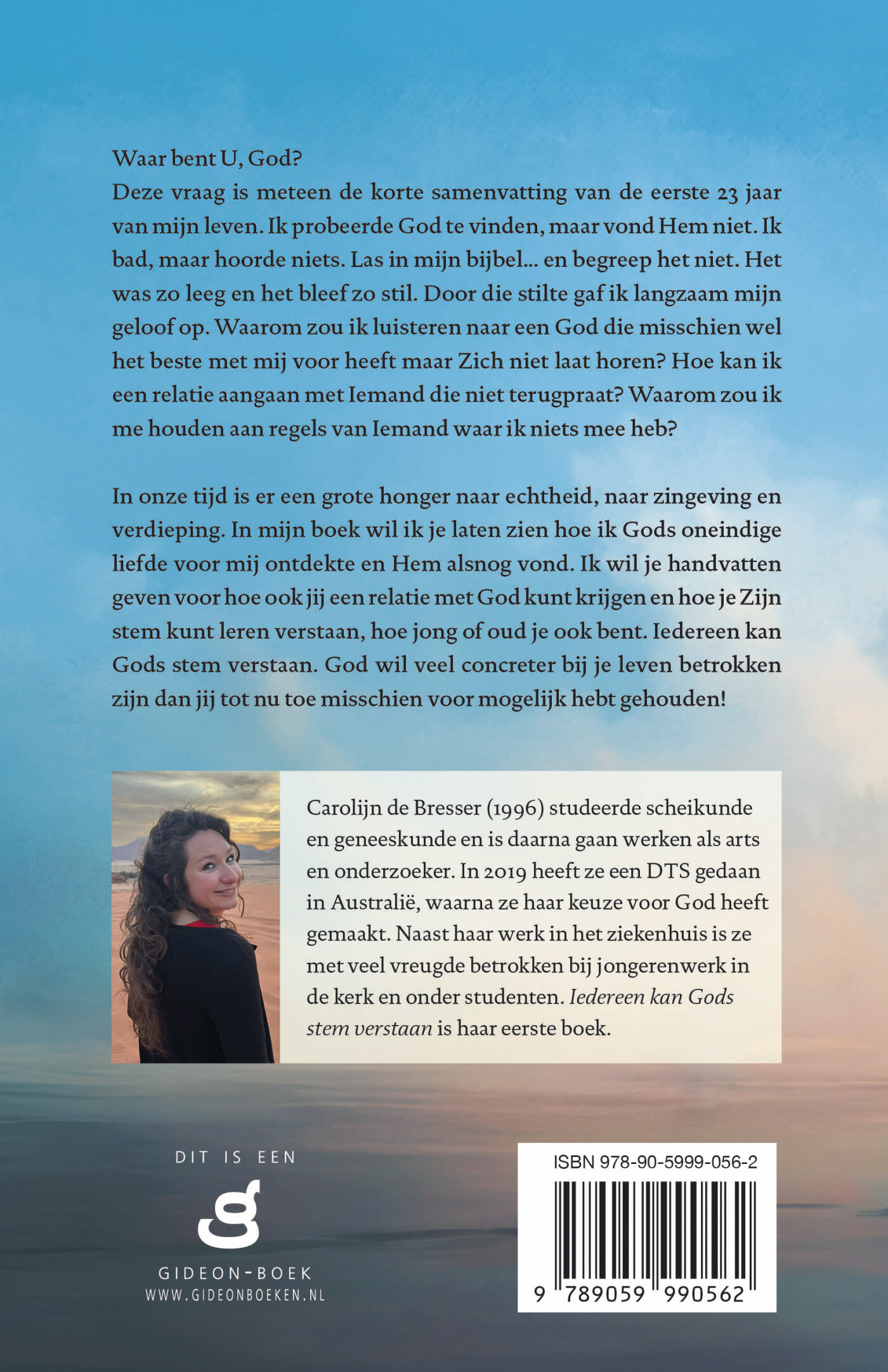 Iedereen kan Gods stem verstaan achterkant