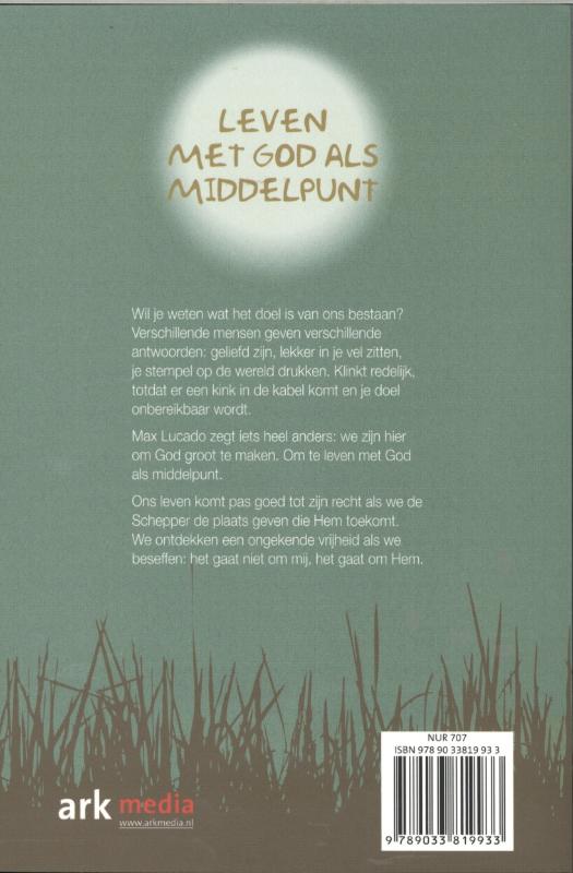 LEVEN MET GOD ALS MIDDELPUNT achterkant