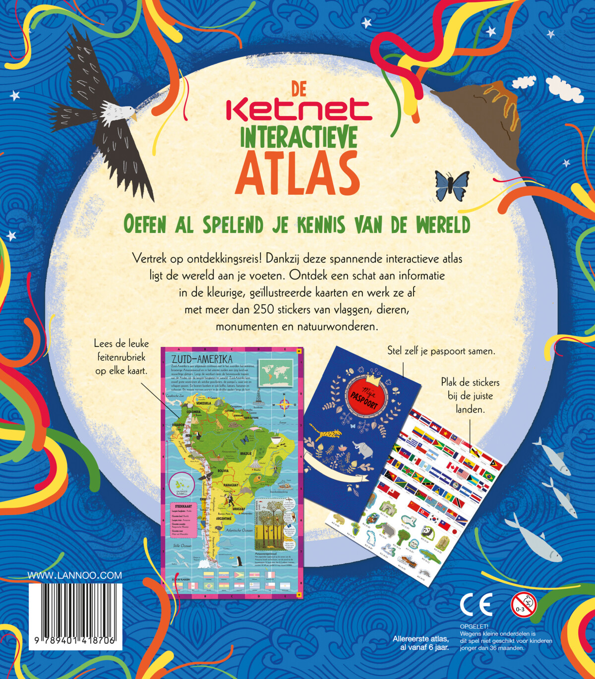 De Ketnet interactieve atlas / Ketnet achterkant