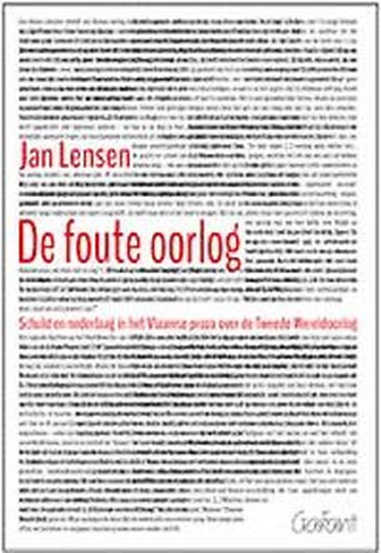 De foute oorlog / Academisch literair / 9