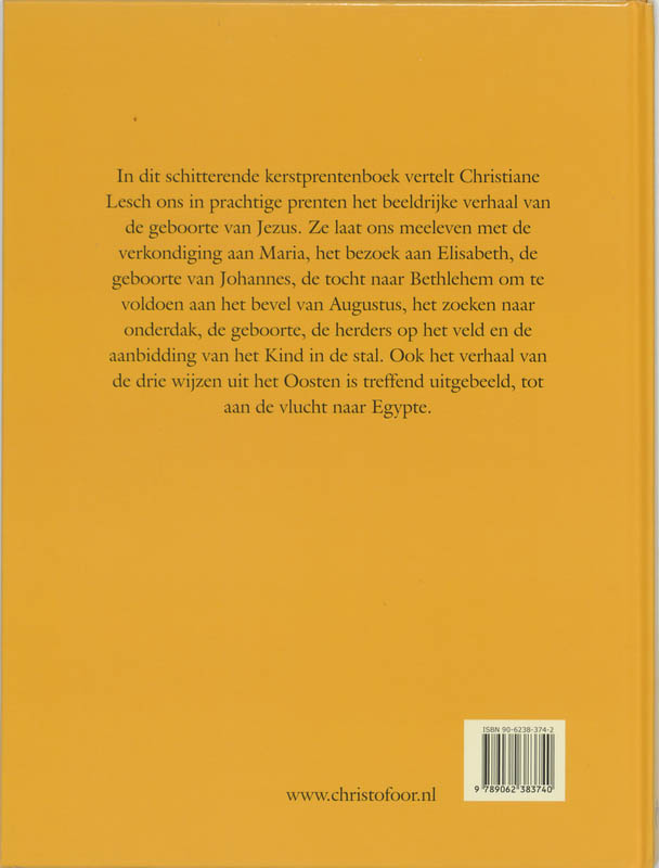 Ons is geboren een kindekijn achterkant