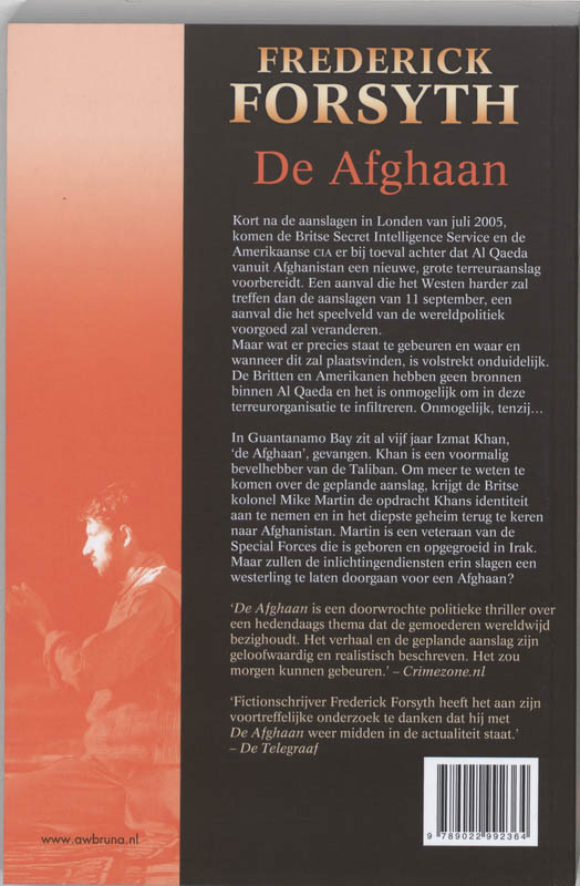 De Afghaan achterkant
