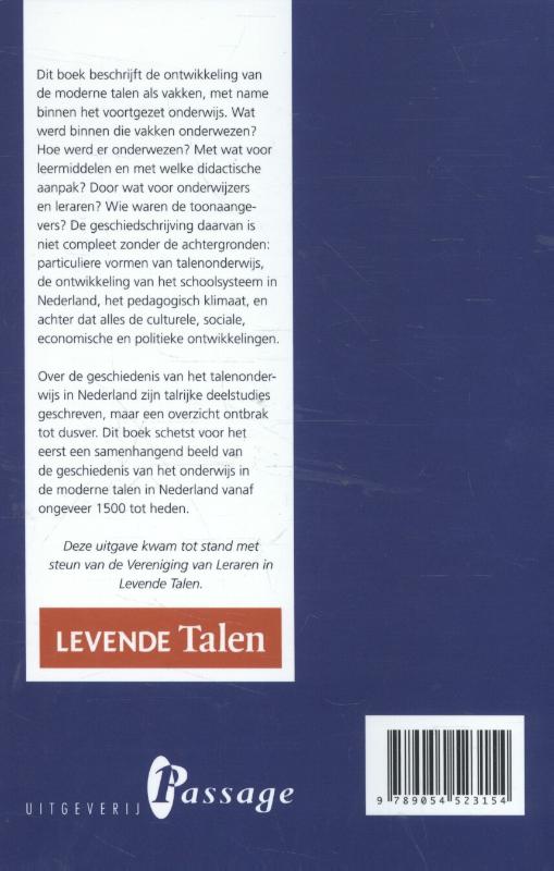 Geschiedenis van het talenonderwijs in Nederland achterkant