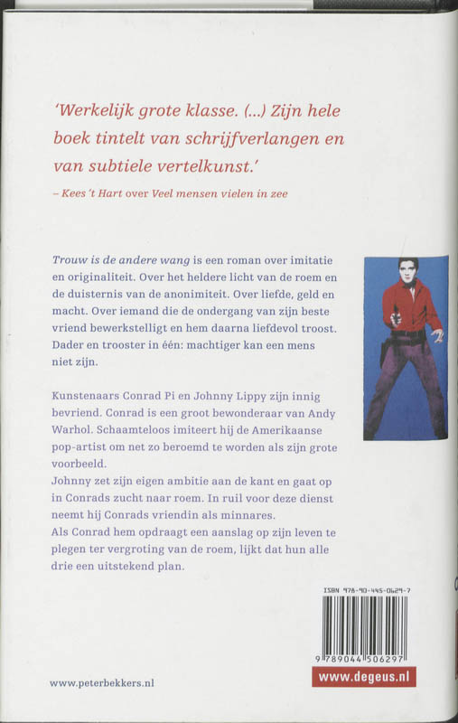 Trouw is de andere wang Trouw is de andere wang achterkant