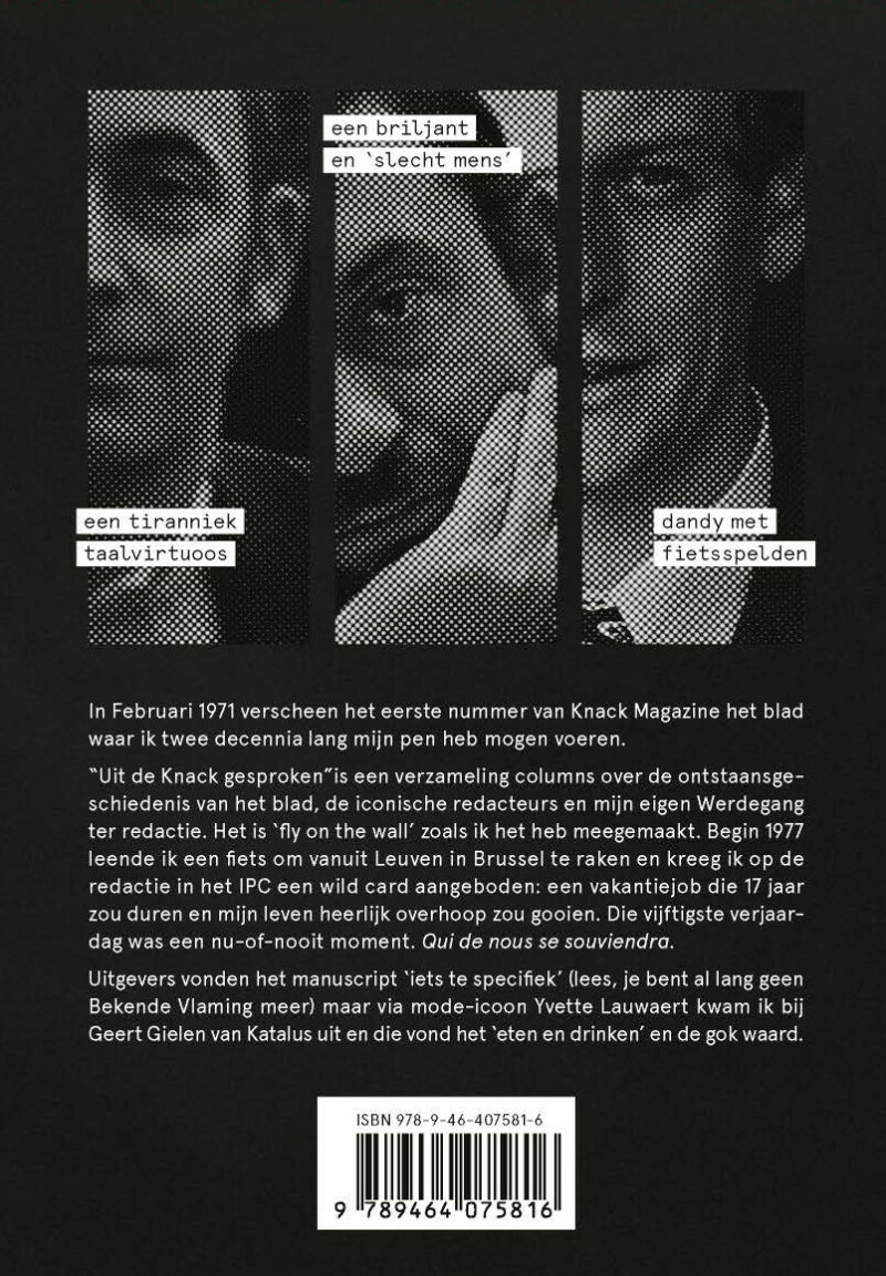 Uit de Knack gesproken achterkant