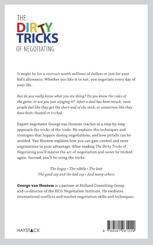 The dirty tricks of negotiating achterkant